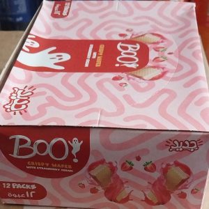 بو بسكويت فراولة 4ج*10