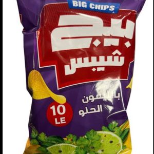 بيج شيبسي ليمون حلو ب١٠ج